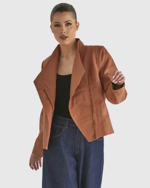 Airborne Leather Jacket - Tan