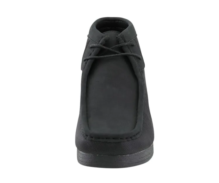 Amali Jason Hi Men’s Vegan Suede High Top Sneakers Black