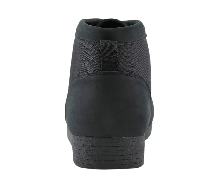 Amali Jason Hi Men’s Vegan Suede High Top Sneakers Black