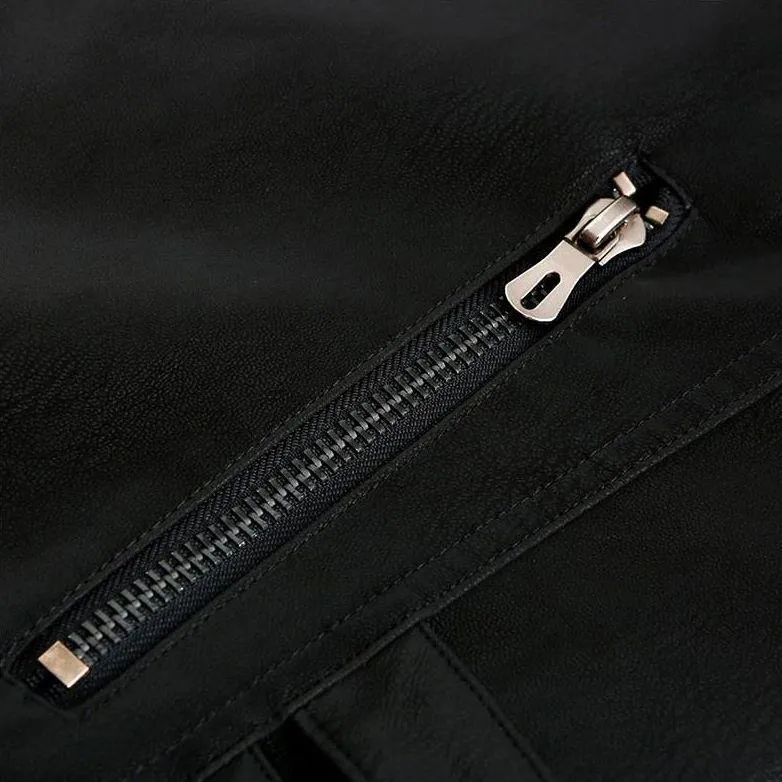 Ashton | Stylish Racer Leather Jacket