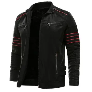 Ashton | Stylish Racer Leather Jacket