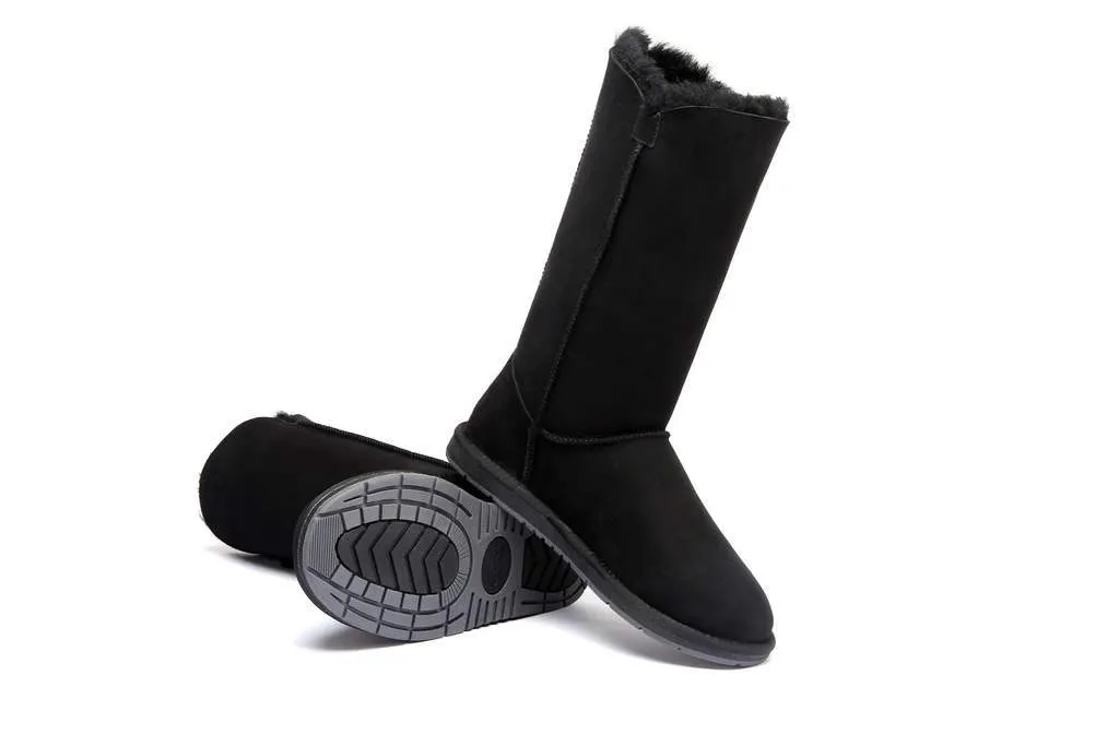 Australian Shepherd®  UGG Boots Australia Premium Double Face Sheepskin Tall Triple button Water Resistant #15902