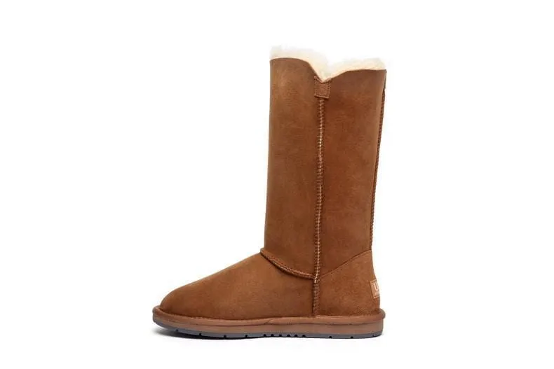 Australian Shepherd®  UGG Boots Australia Premium Double Face Sheepskin Tall Triple button Water Resistant #15902