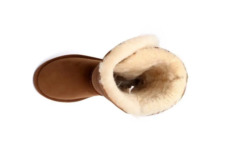 Australian Shepherd®  UGG Boots Australia Premium Double Face Sheepskin Tall Triple button Water Resistant #15902