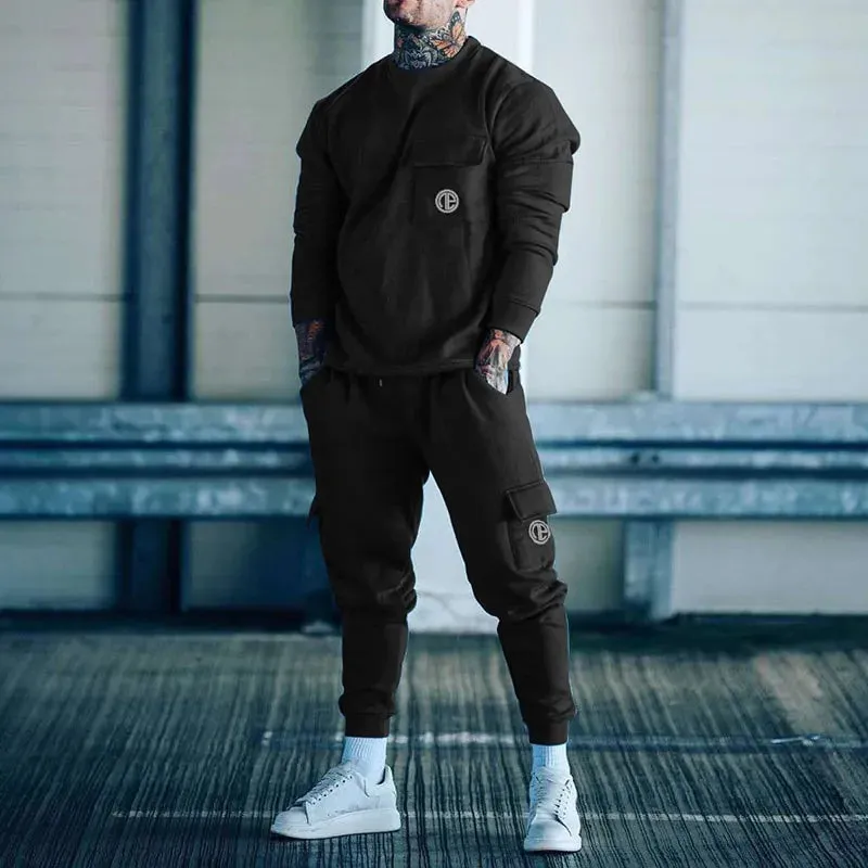 Autumn Elegance Men's Sweater Set