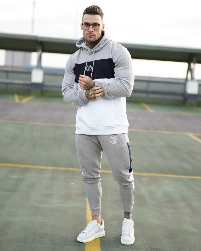 Autumn Elegance Men's Sweater Set