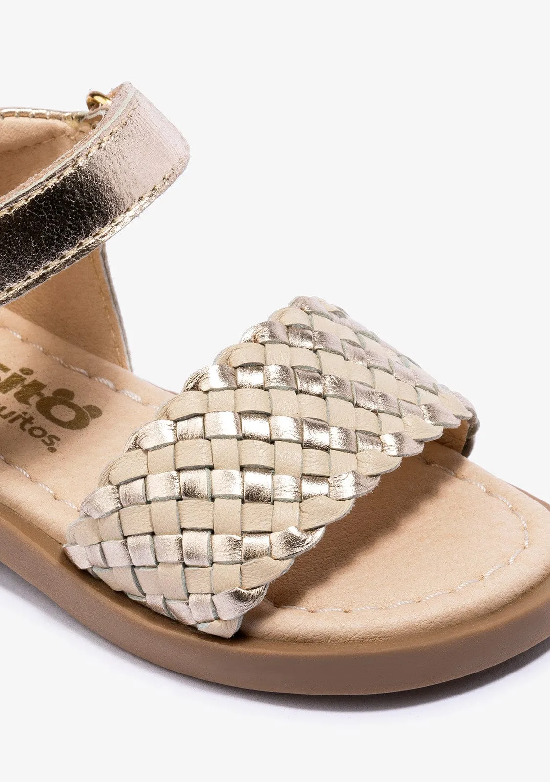 Baby's Gold Beige Sandals Napa