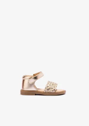 Baby's Gold Beige Sandals Napa