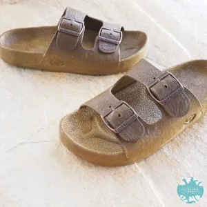 caramel brown buckle jandals® - pali hawaii Jesus sandals