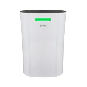 CD20PRO-LE-V2 ElectriQ CD20PRO Low Energy 20 litres Premium Dehumidifier with Alexa WiFi Apps for up to 5 Bed House with Digital Humidistat and UV Air Purifier