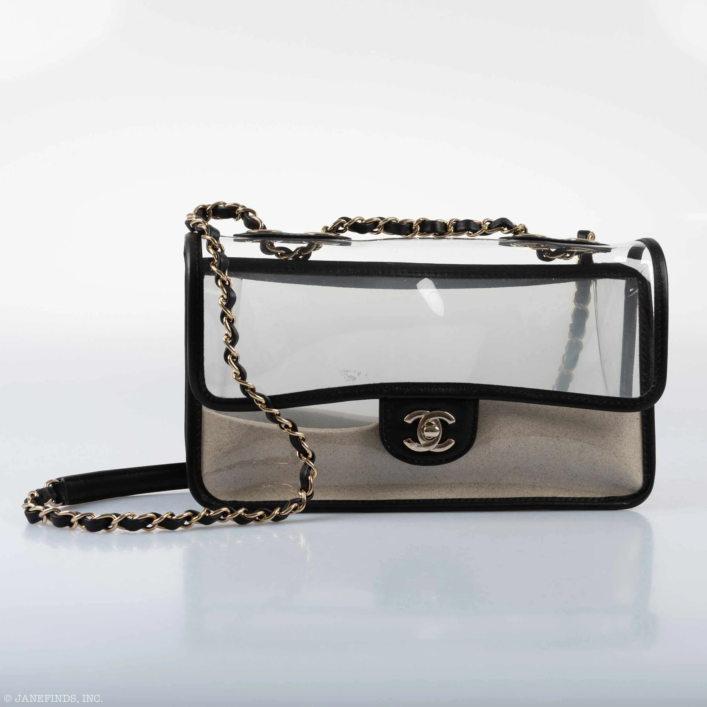 Chanel Sand By The Sea Flap Bag PVC and Lambskin