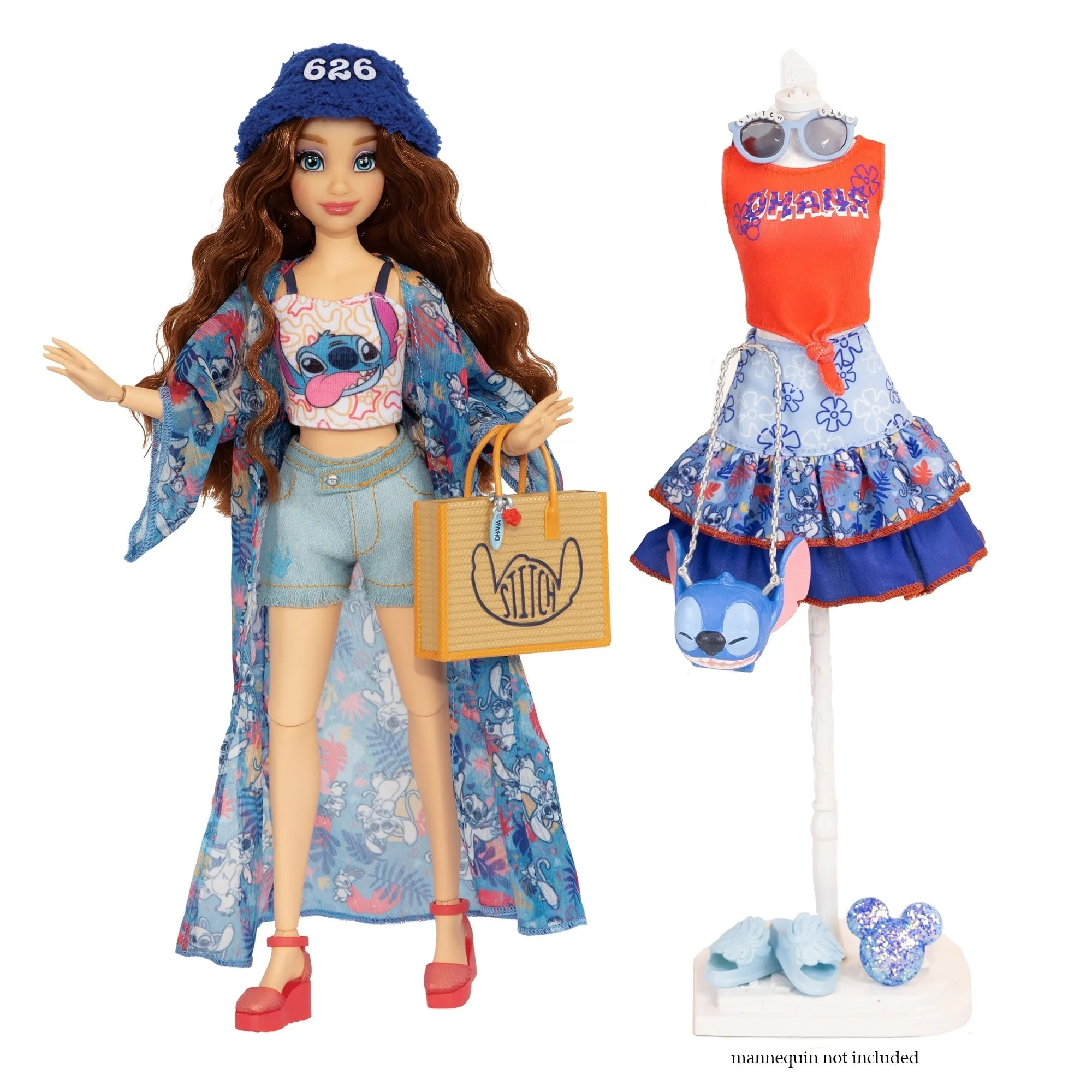 Disney Ily 4EVER I Love Stitch 12 inch Fashion Forward Doll with Brunette Hair and 2 Gorgeous Fashion Outfits