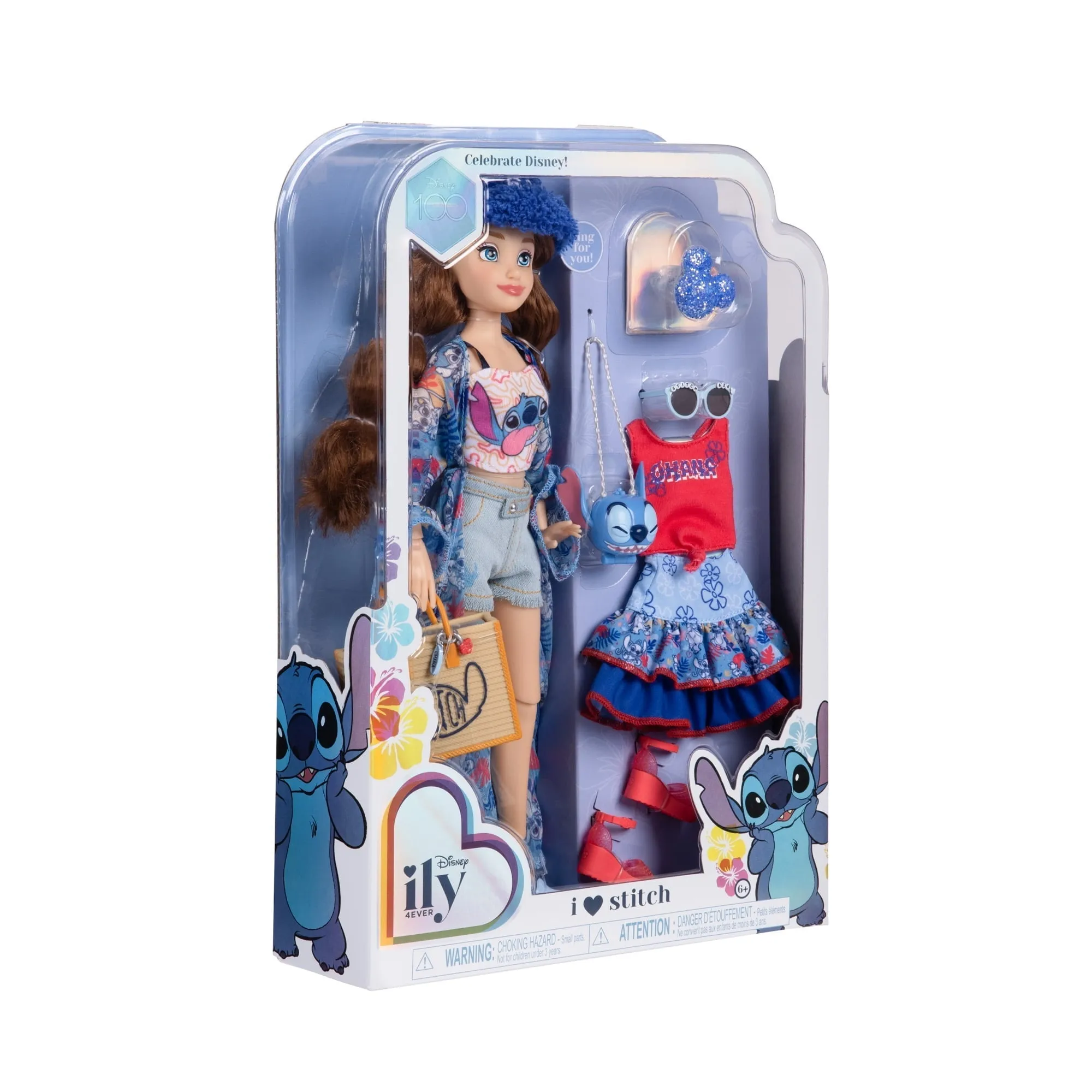 Disney Ily 4EVER I Love Stitch 12 inch Fashion Forward Doll with Brunette Hair and 2 Gorgeous Fashion Outfits