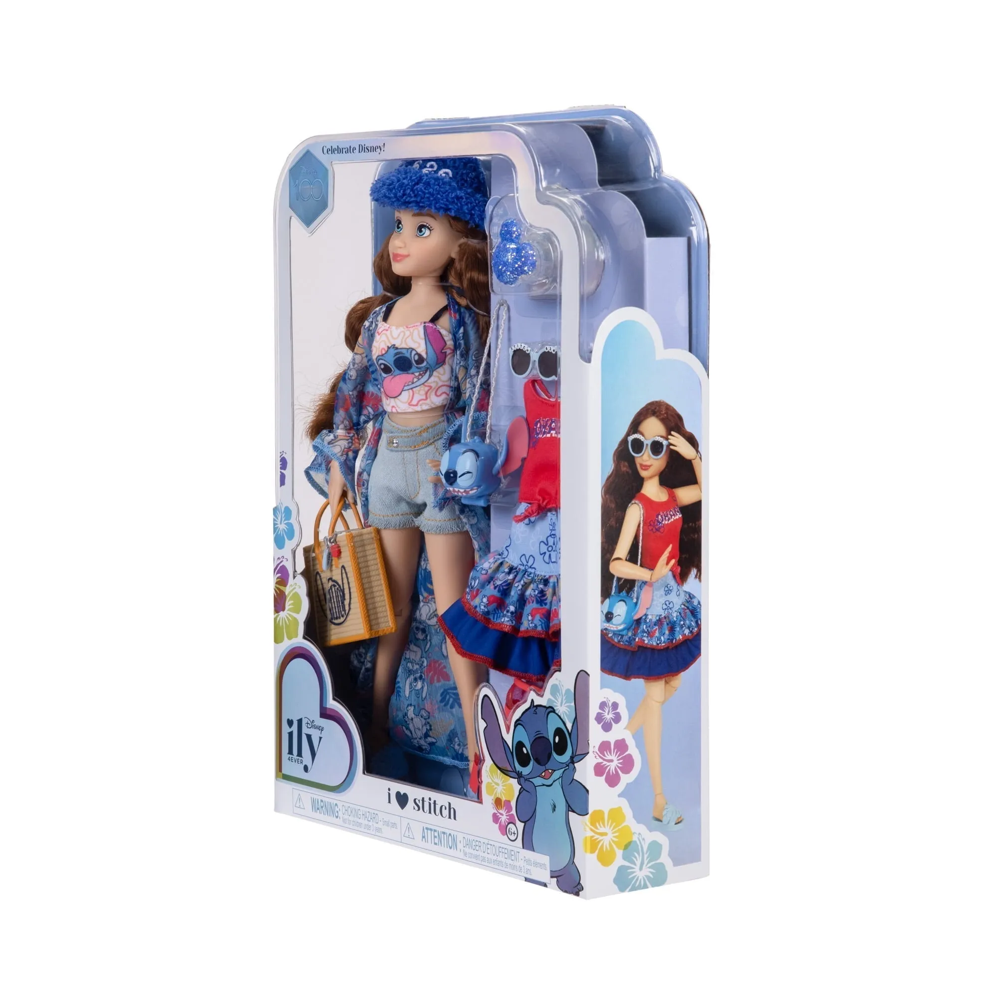 Disney Ily 4EVER I Love Stitch 12 inch Fashion Forward Doll with Brunette Hair and 2 Gorgeous Fashion Outfits