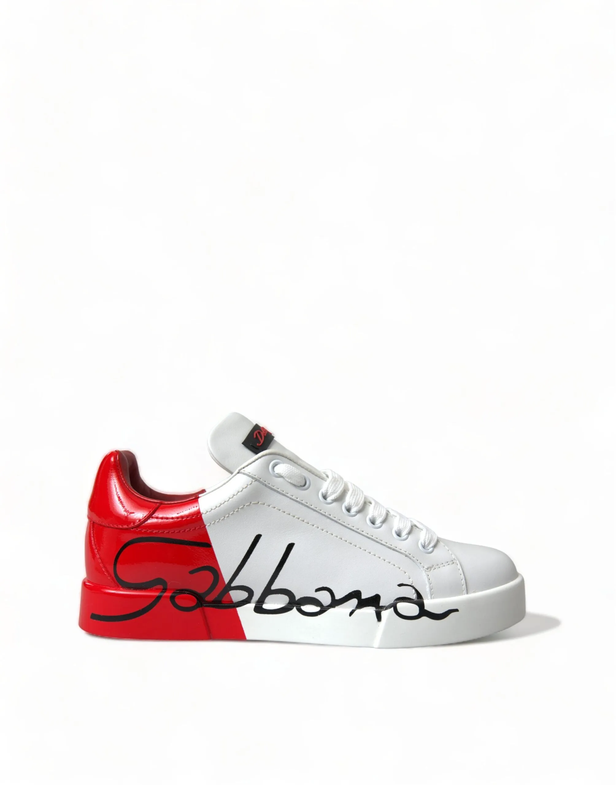 Dolce & Gabbana Hvid Rød Dame Sneakers