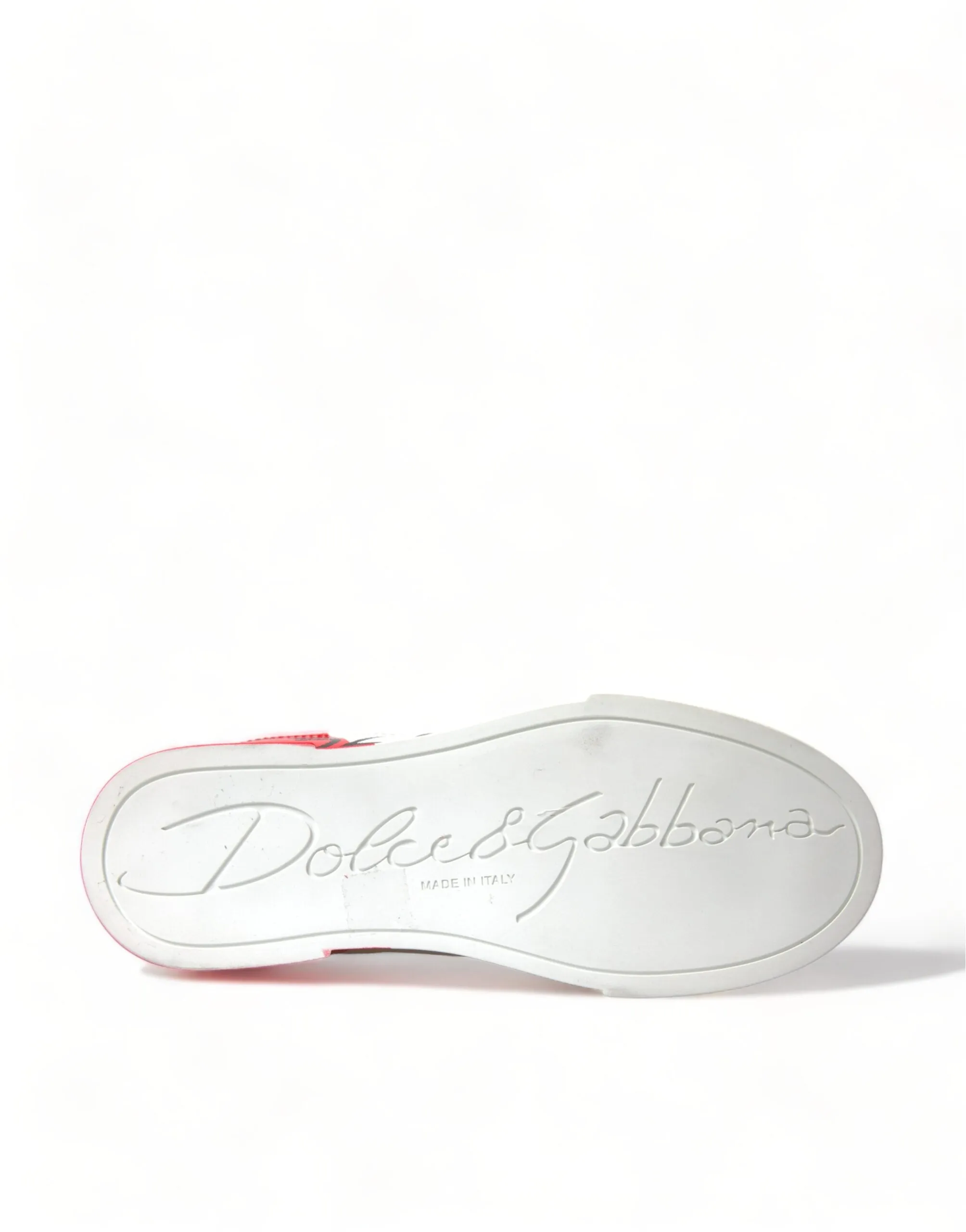 Dolce & Gabbana Hvid Rød Dame Sneakers