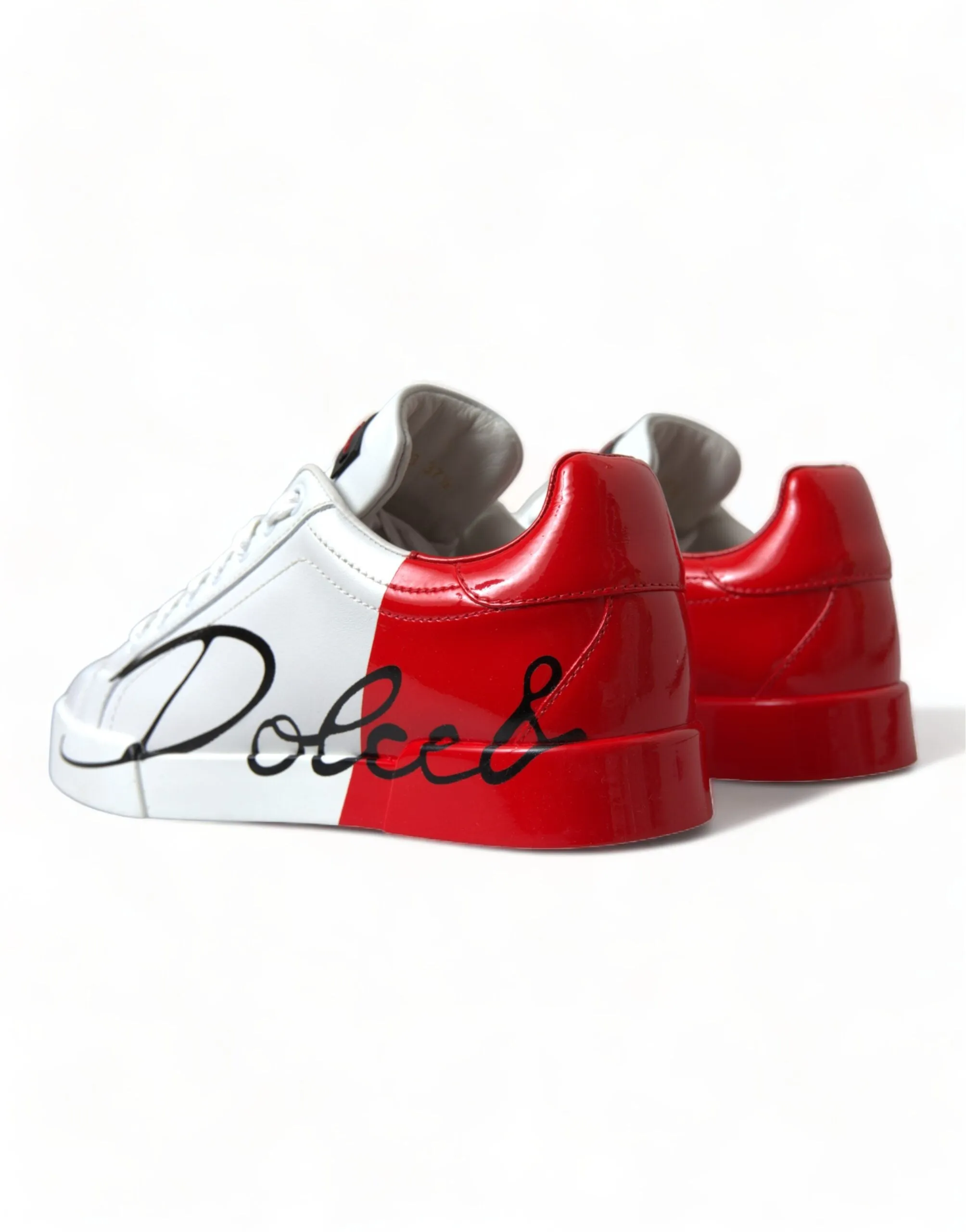 Dolce & Gabbana Hvid Rød Dame Sneakers