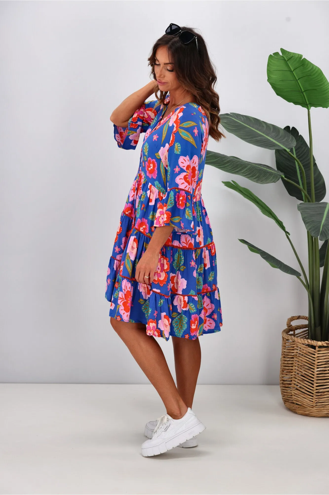 Dreamcatcher Lana Mini Dress Floral