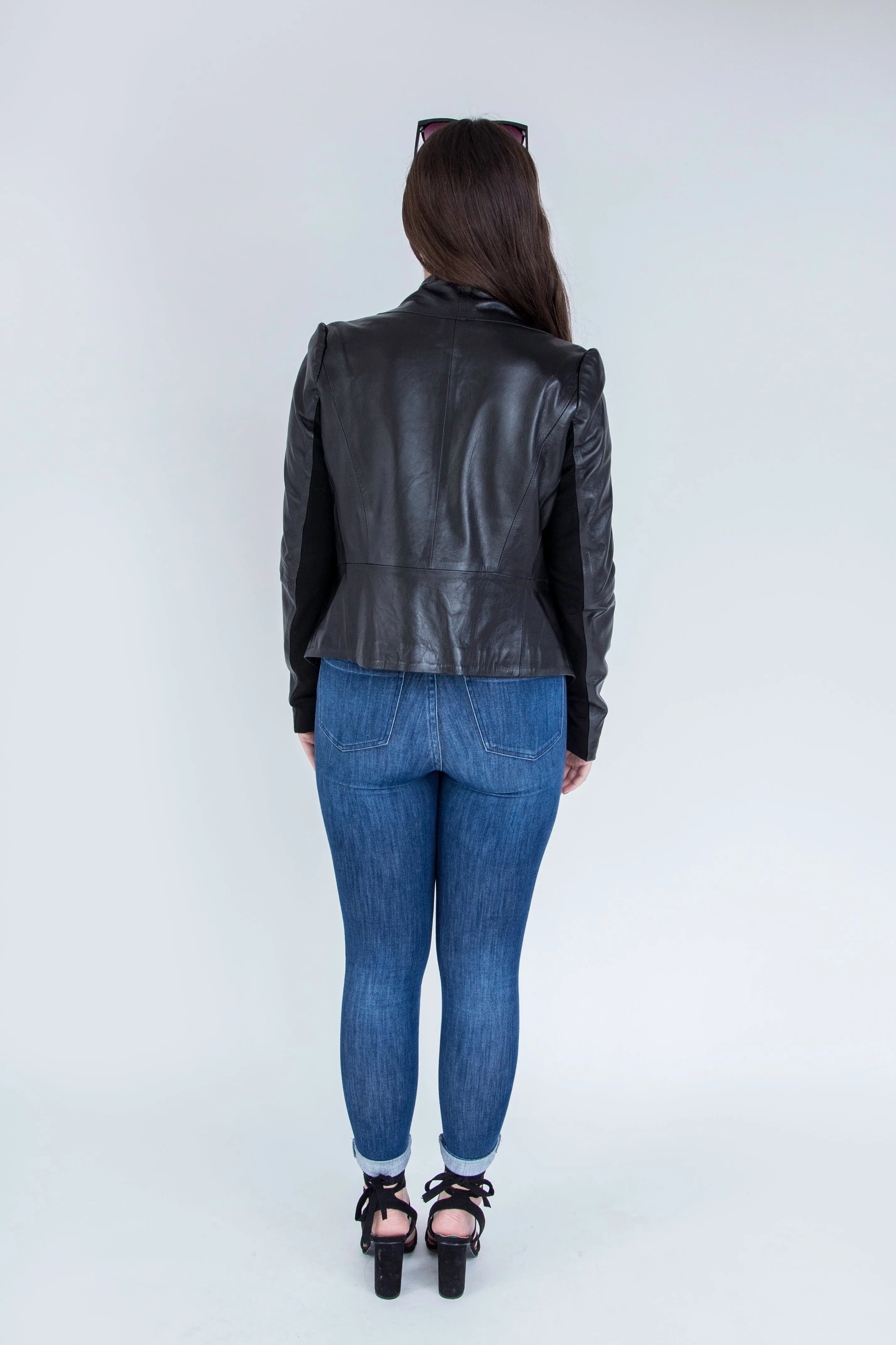 Dressed Leather Jacket - Black