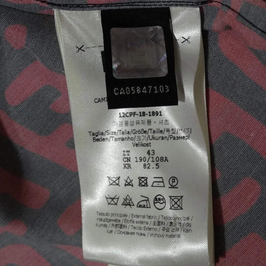 Fendi Monogram Button Down Shirt