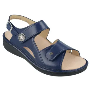 Finn Comfort Barbuda Blue Sapphire Yuka Sandal (Women’s)