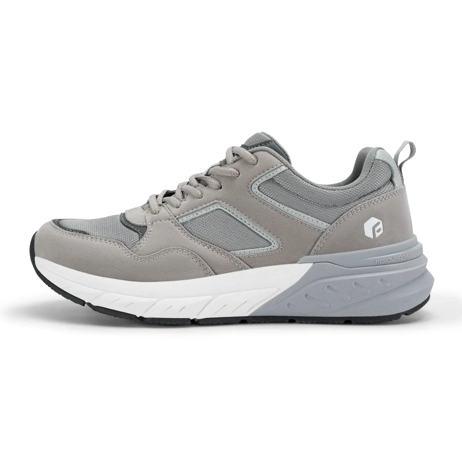 FitVille Newest Running Shoes for Men Wide Width Sneakers with Arch Support for Flat Feet Heel Pain Relief Plantar Fasciitis