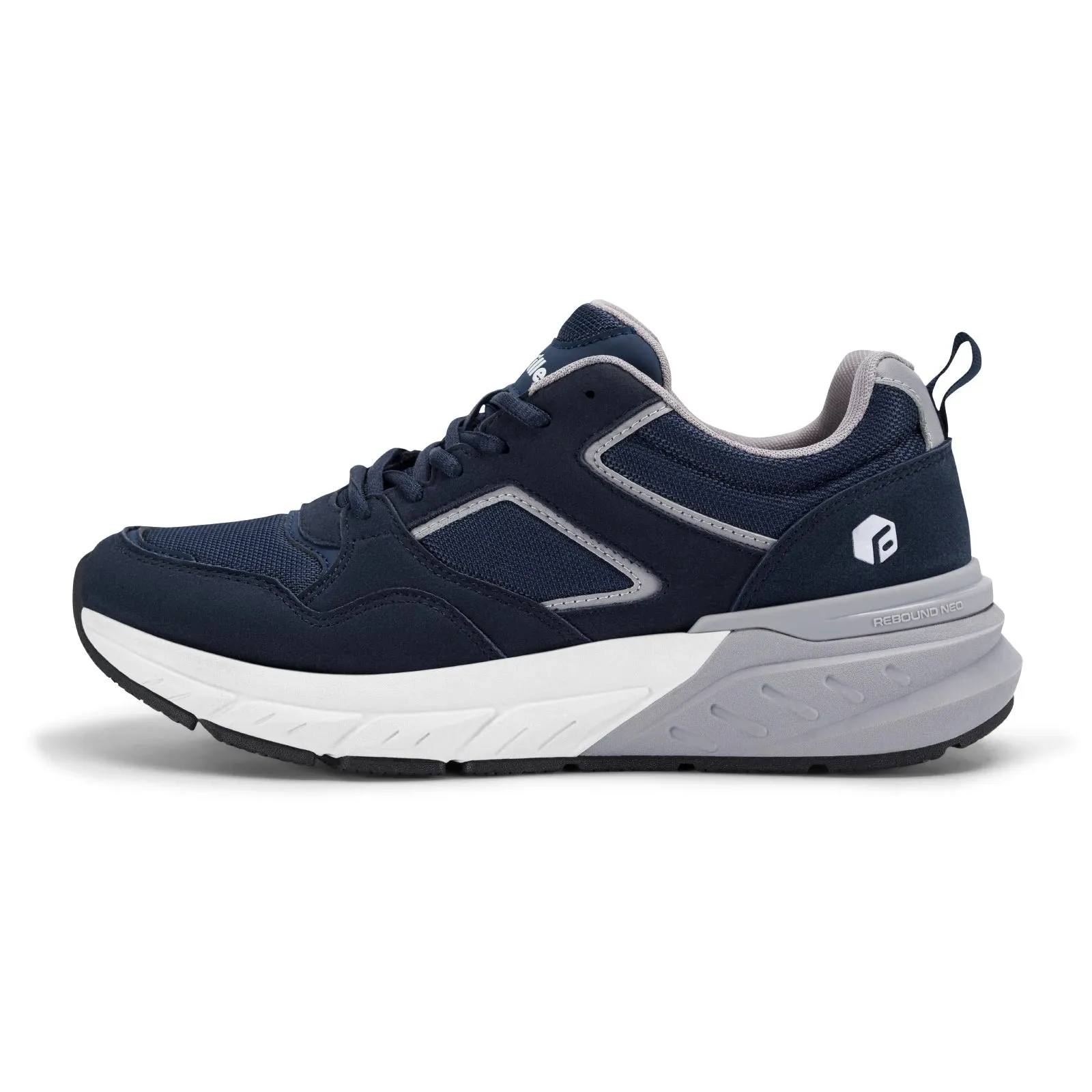 FitVille Newest Running Shoes for Men Wide Width Sneakers with Arch Support for Flat Feet Heel Pain Relief Plantar Fasciitis