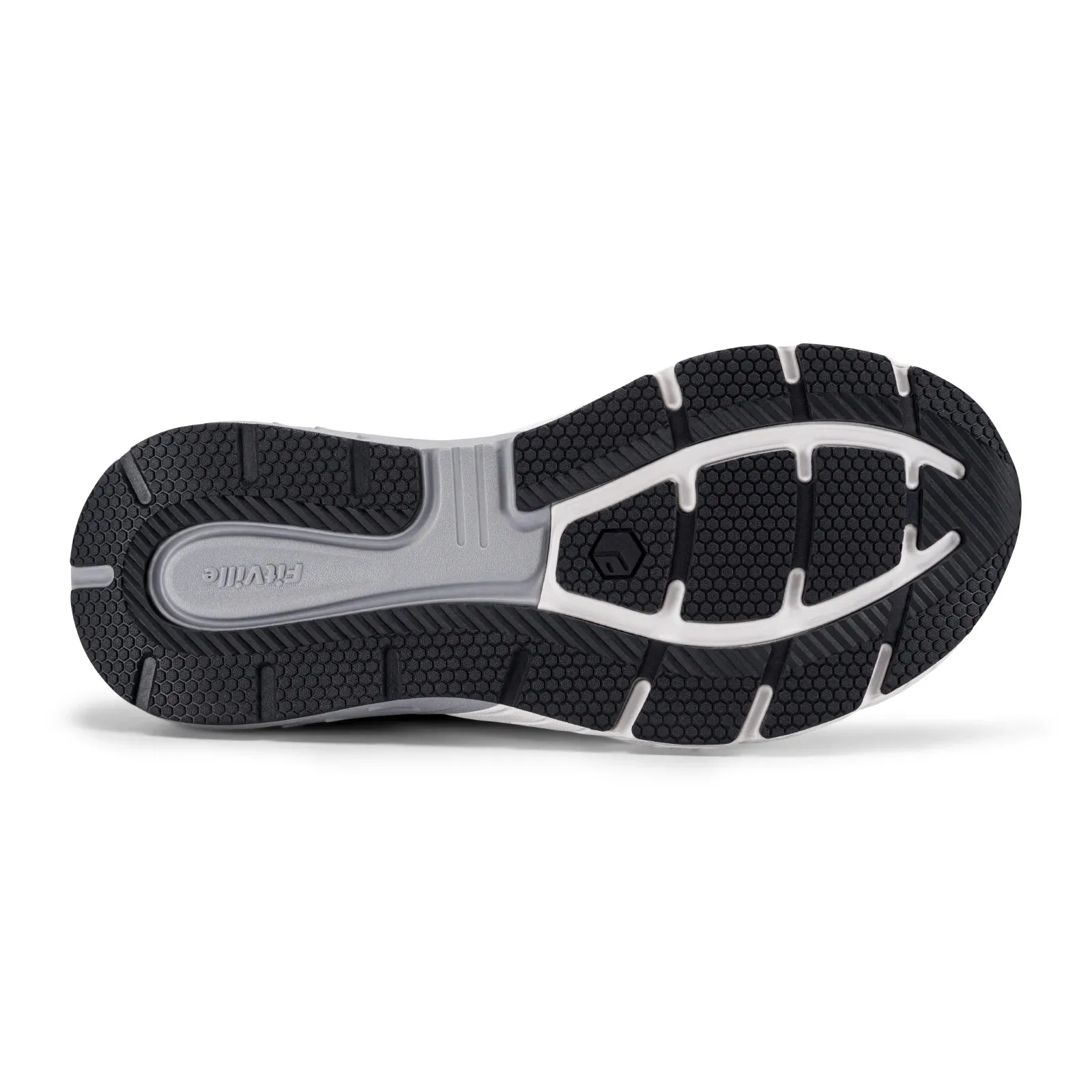 FitVille Newest Running Shoes for Men Wide Width Sneakers with Arch Support for Flat Feet Heel Pain Relief Plantar Fasciitis
