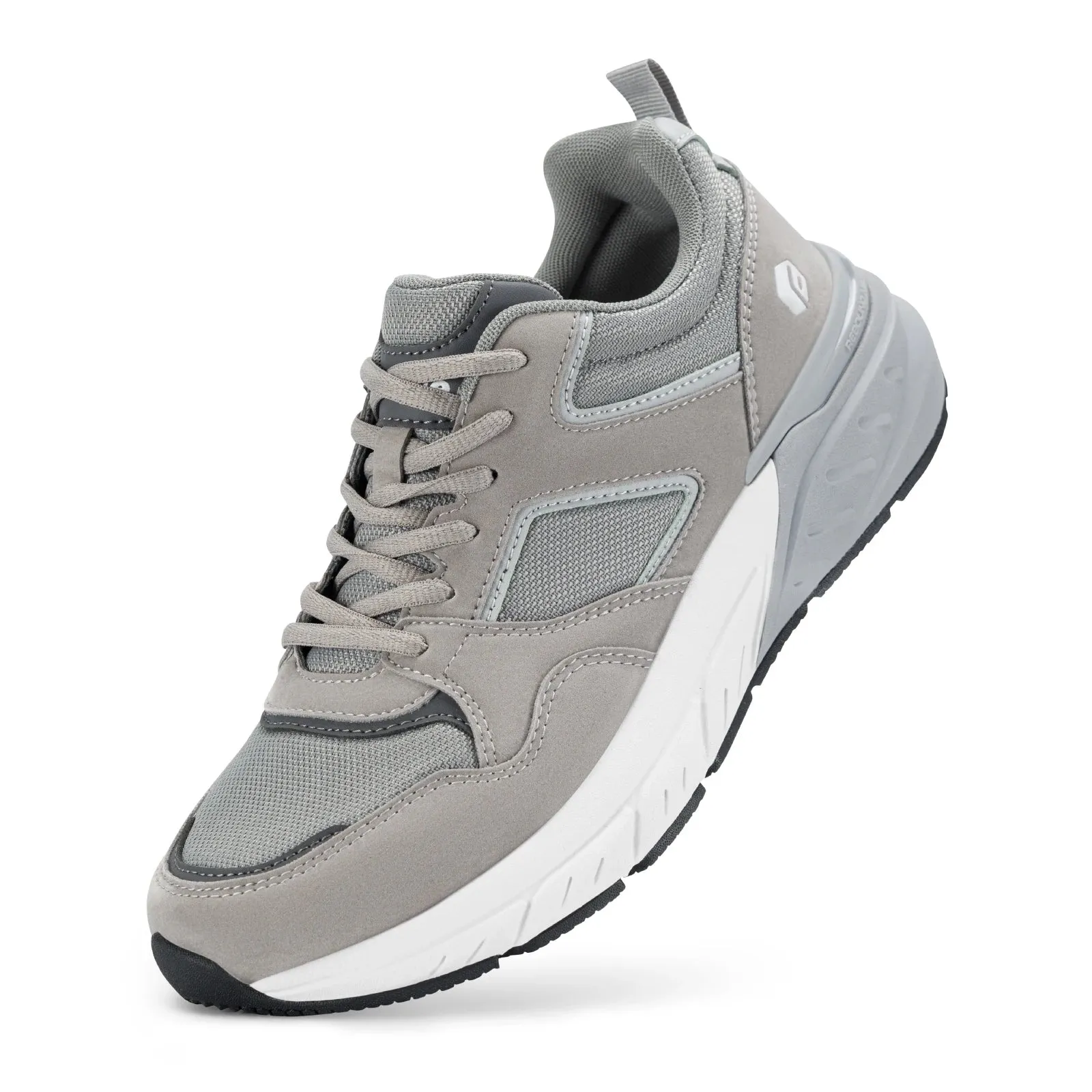 FitVille Newest Running Shoes for Men Wide Width Sneakers with Arch Support for Flat Feet Heel Pain Relief Plantar Fasciitis