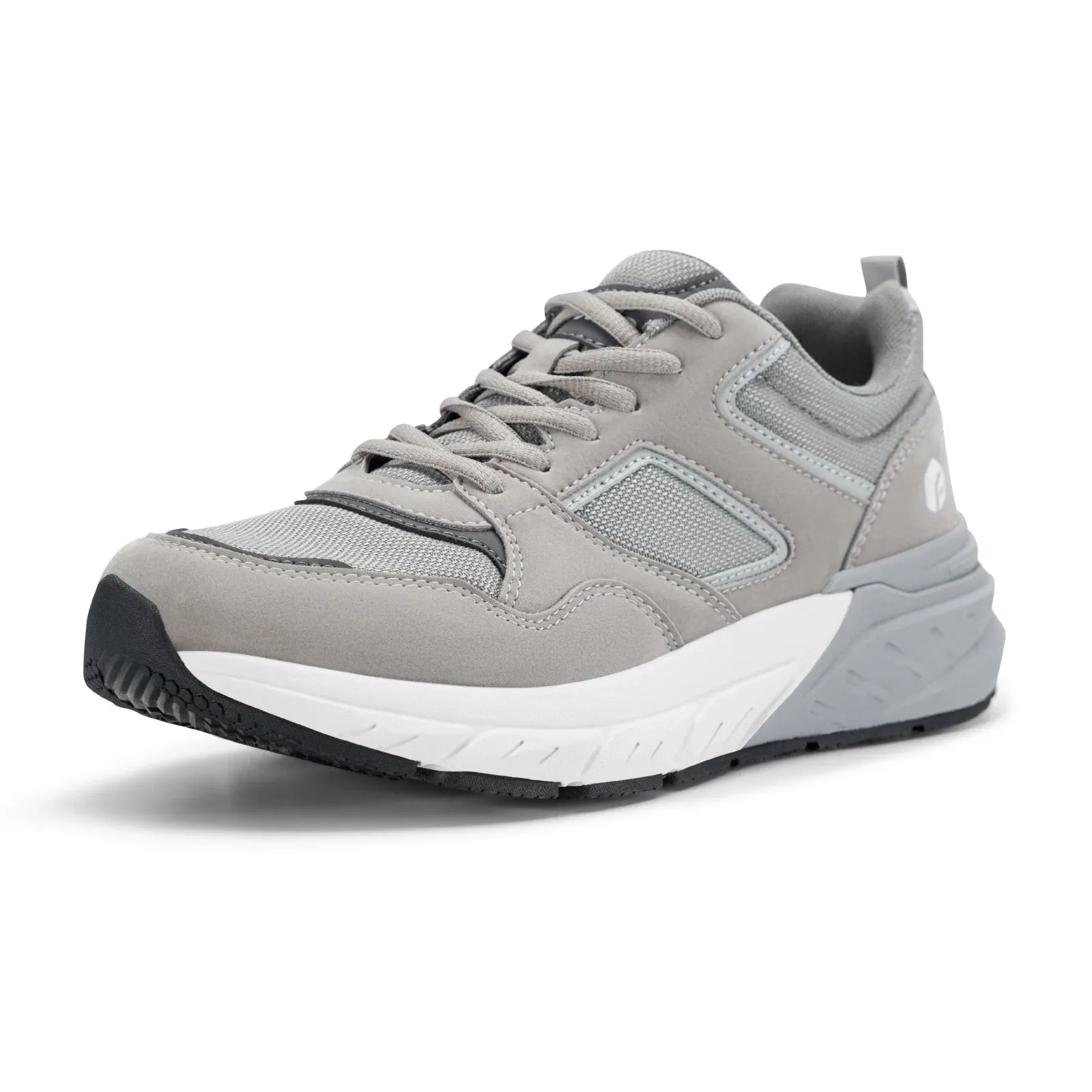 FitVille Newest Running Shoes for Men Wide Width Sneakers with Arch Support for Flat Feet Heel Pain Relief Plantar Fasciitis