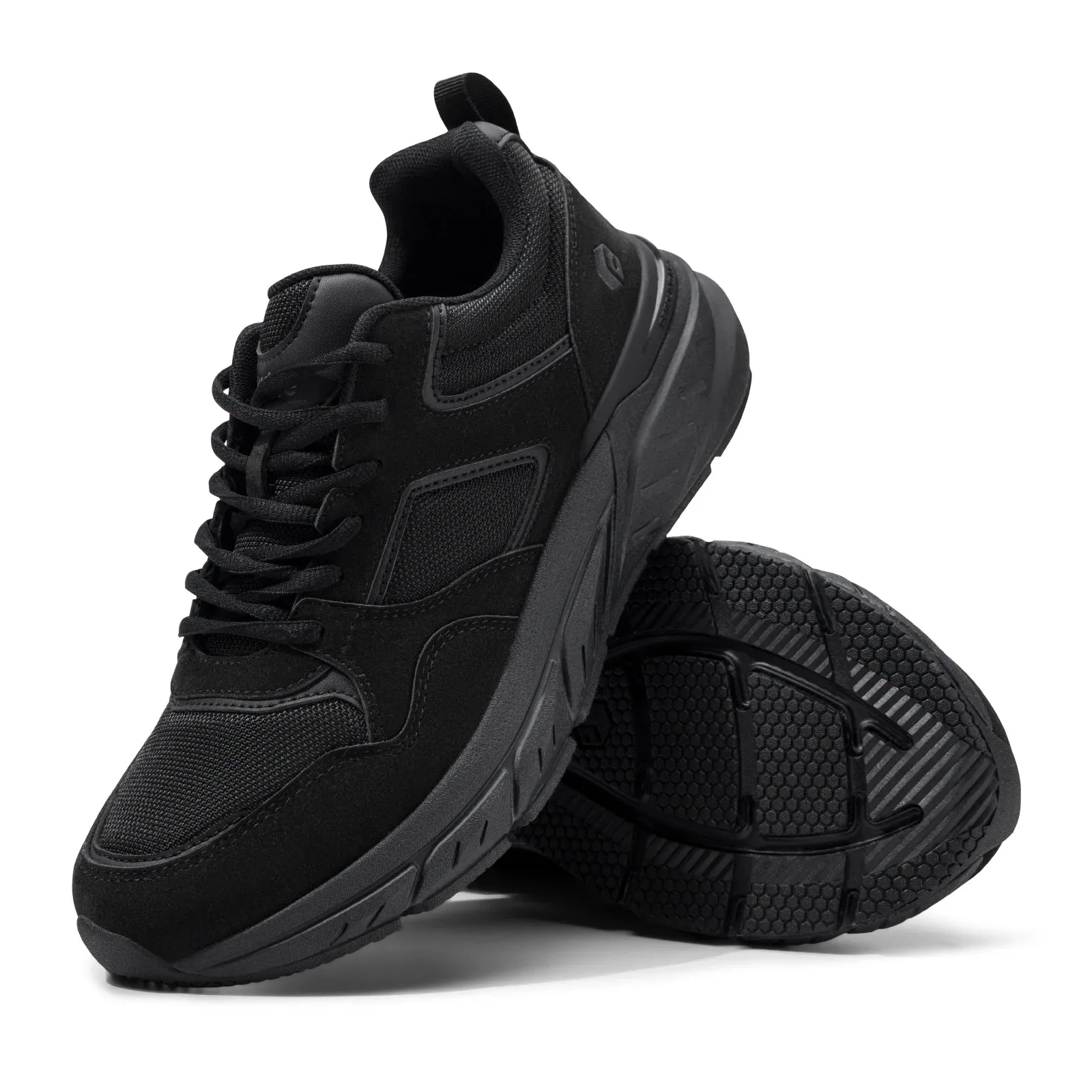 FitVille Newest Running Shoes for Men Wide Width Sneakers with Arch Support for Flat Feet Heel Pain Relief Plantar Fasciitis