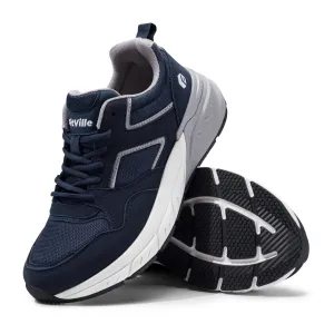 FitVille Newest Running Shoes for Men Wide Width Sneakers with Arch Support for Flat Feet Heel Pain Relief Plantar Fasciitis