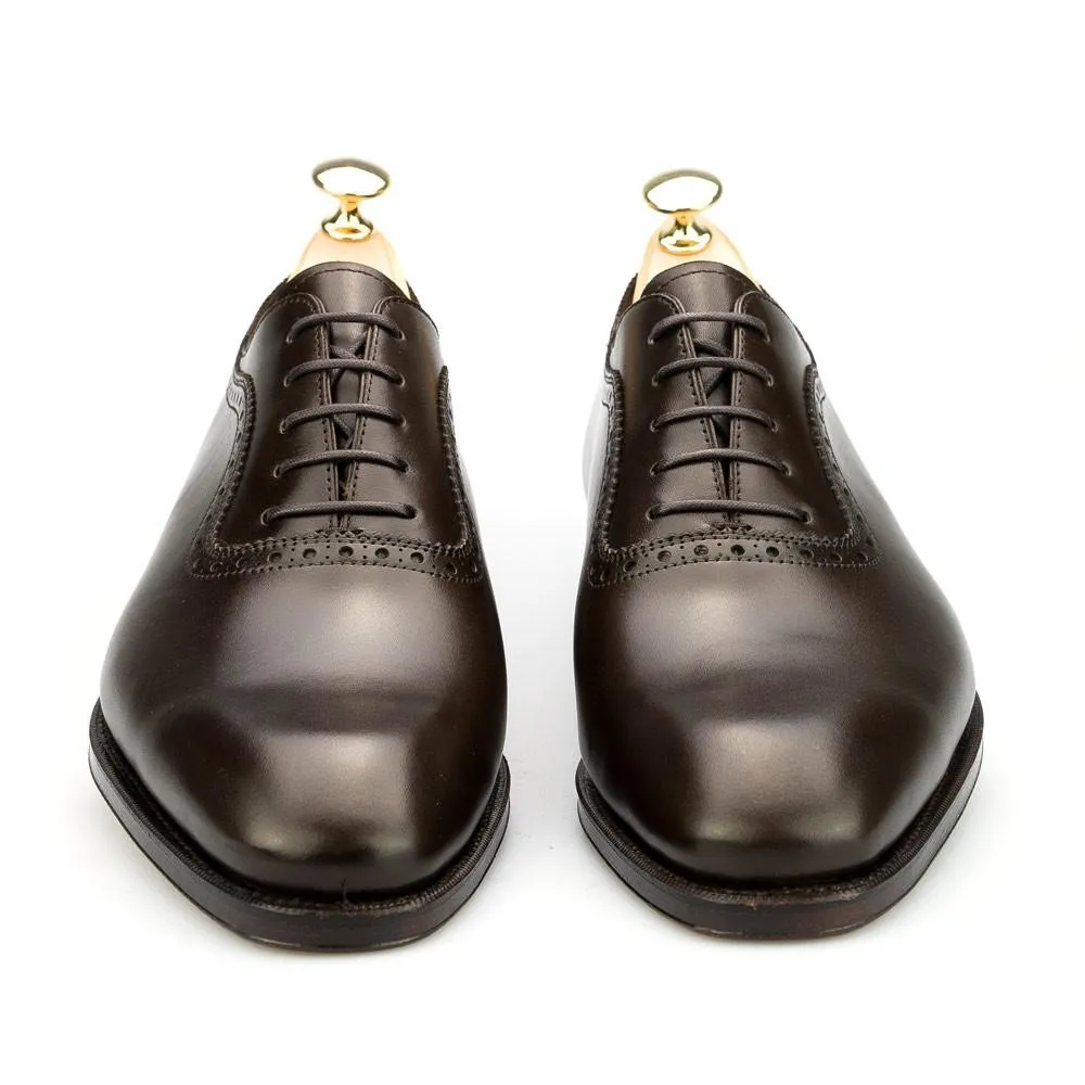 Flat Feet Shoes - Brown Leather Paveley Brogue Oxfords with Arch Support