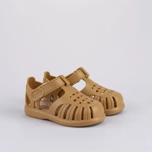 Igor Tobby Solid Mustard Tan Brown Jelly Sandals
