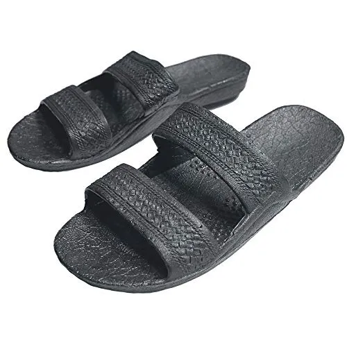 Jesus Slide Sandal Rubber Slipper Dark Brown