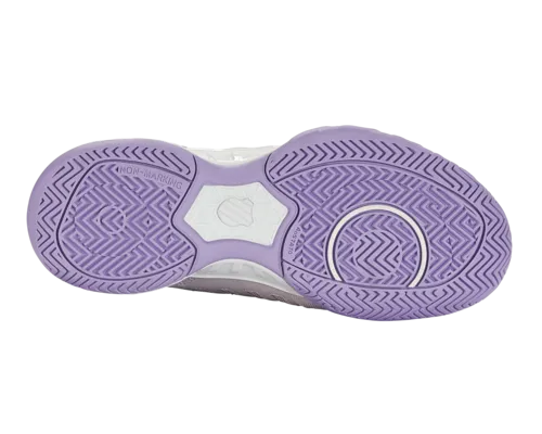 K-Swiss Women's Bigshot Light 4 Raindrops White Purple Rose Shoes