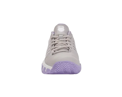 K-Swiss Women's Bigshot Light 4 Raindrops White Purple Rose Shoes