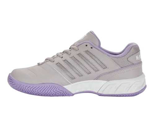 K-Swiss Women's Bigshot Light 4 Raindrops White Purple Rose Shoes