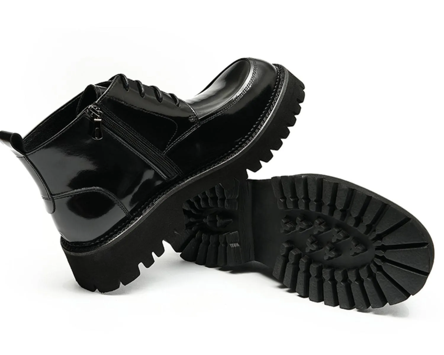 Men's Vintage-Style Leather Boots - Durable Skin Boots for Business Casual Wear