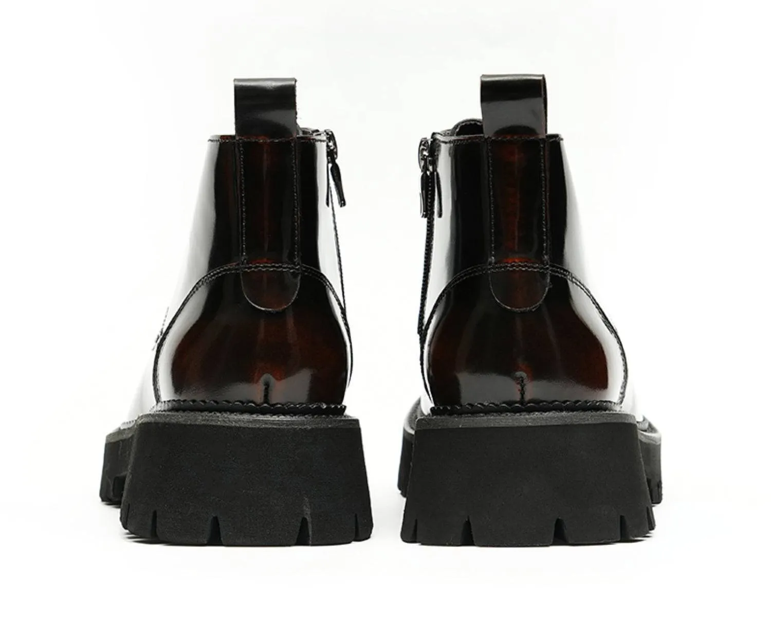 Men's Vintage-Style Leather Boots - Durable Skin Boots for Business Casual Wear