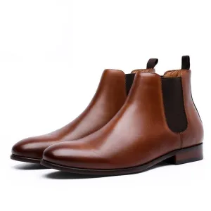 New Latest Chelsea Leather Boots Men