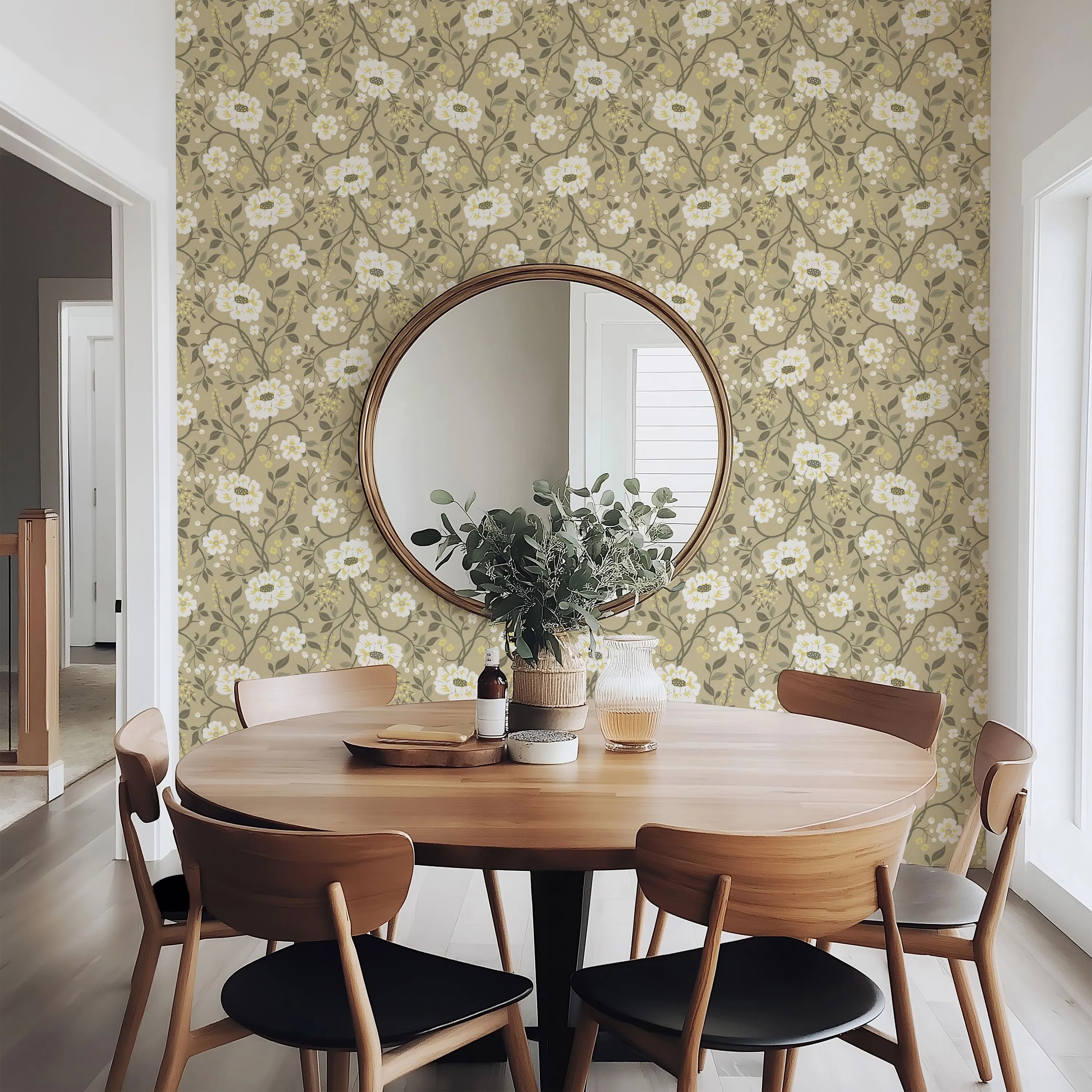 Peonies Wallpaper | Unique Flower Bloom for Elegant Interiors