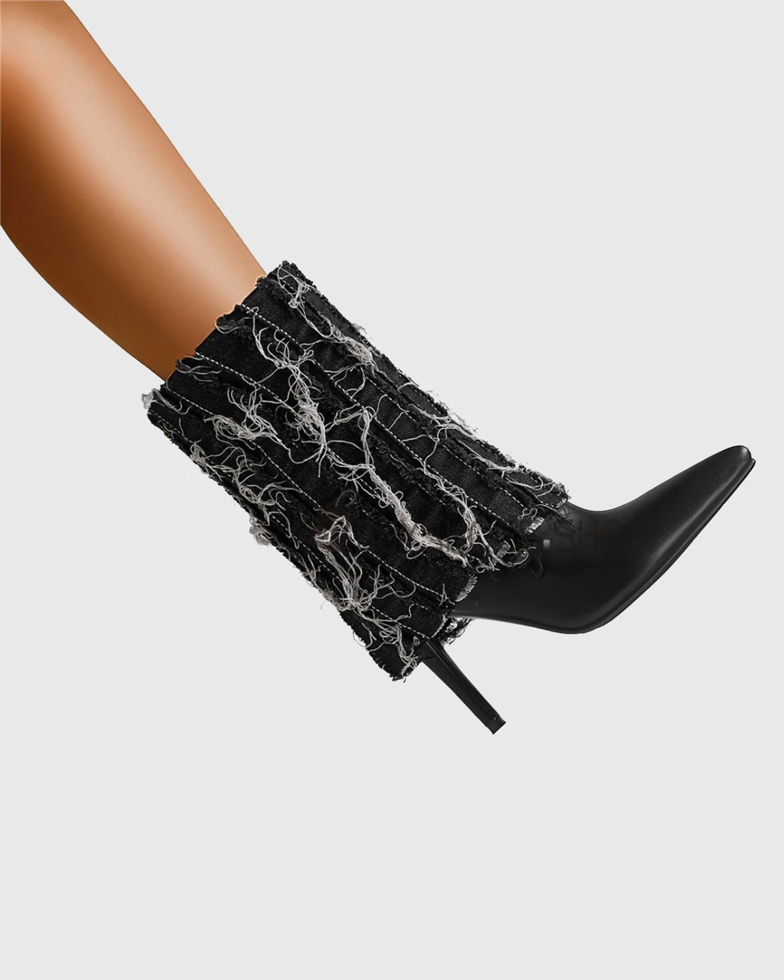Primula Fringe Cowboy Ankle Boots
