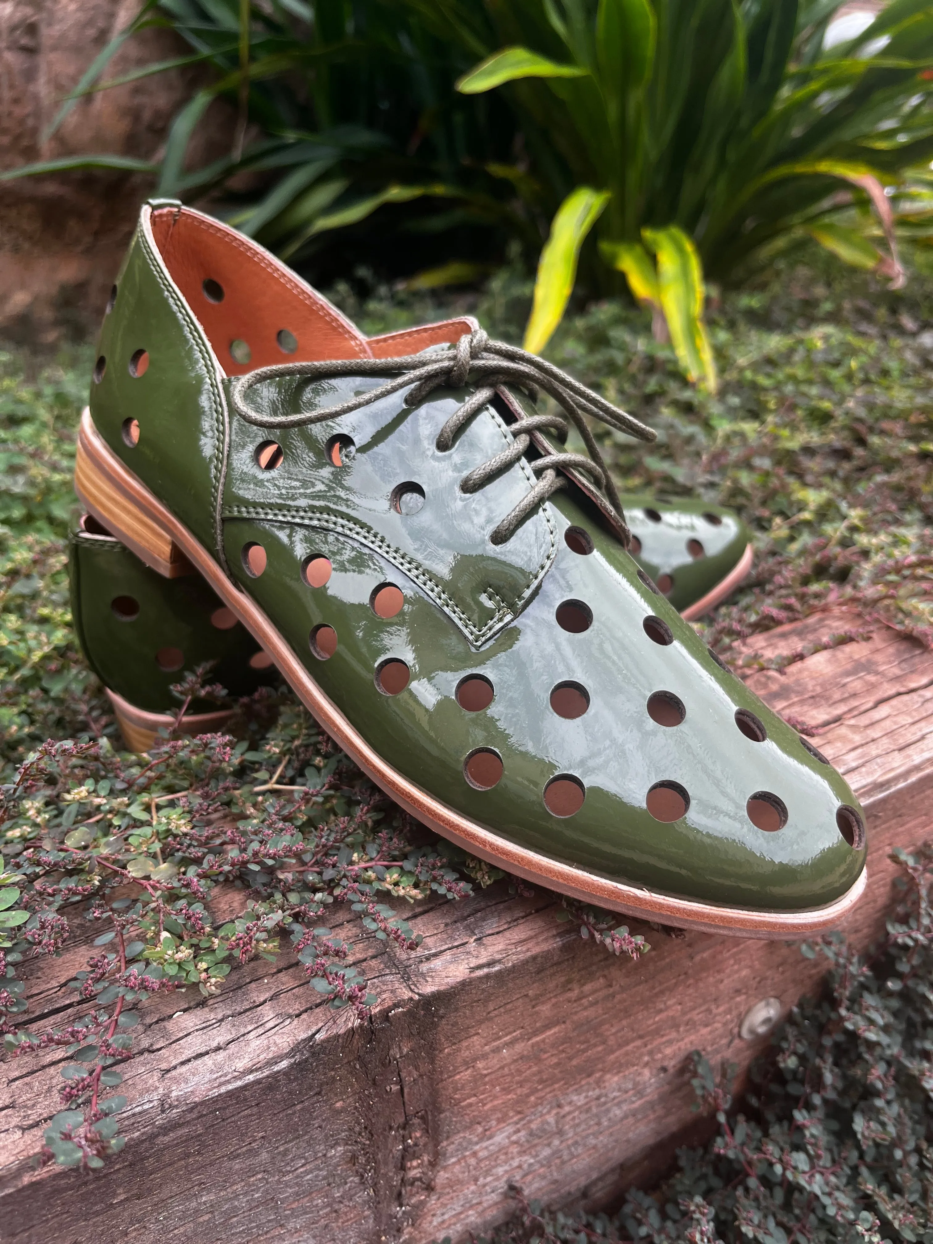 Quartet Shoe - Khaki Patent