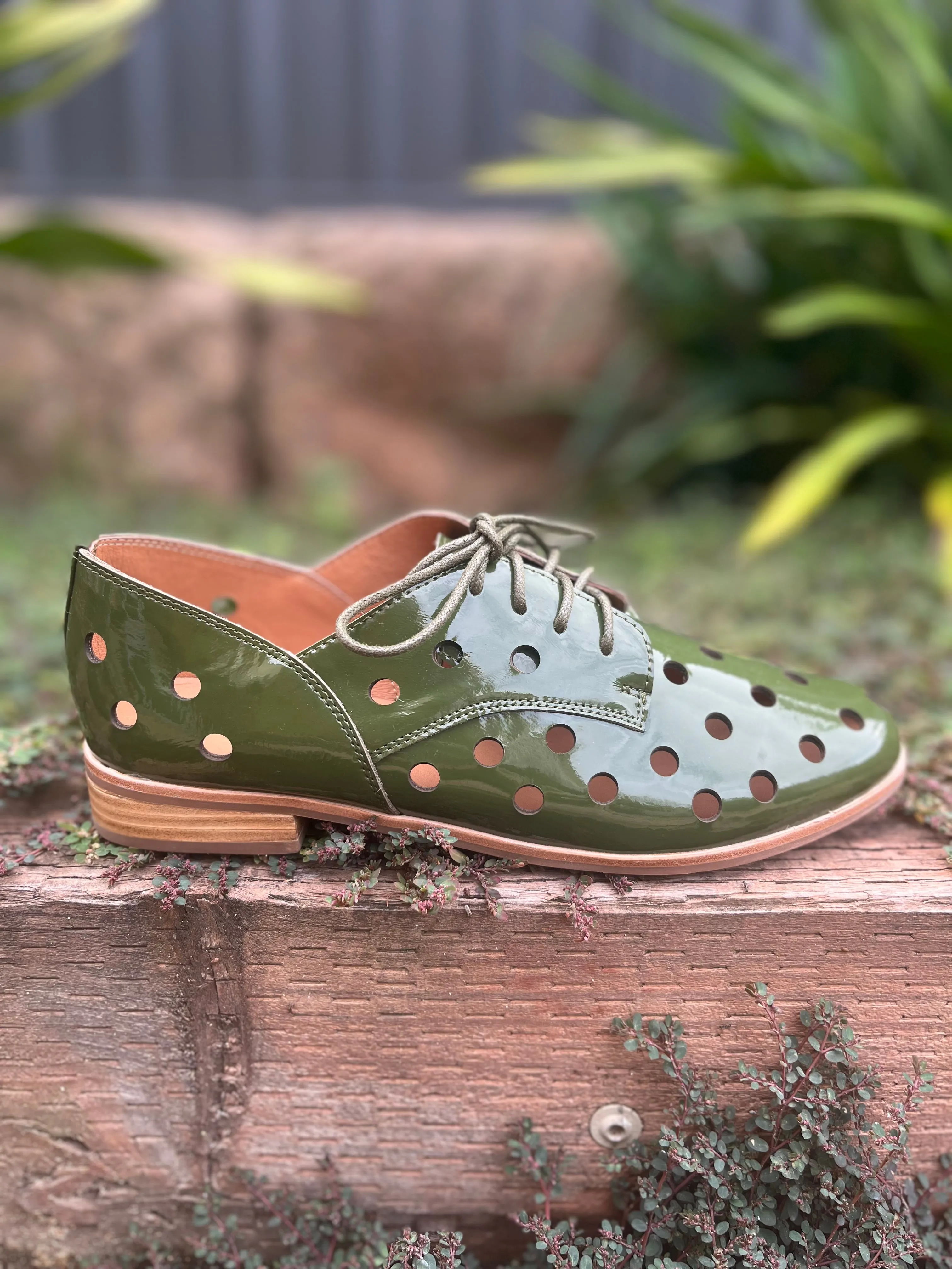 Quartet Shoe - Khaki Patent