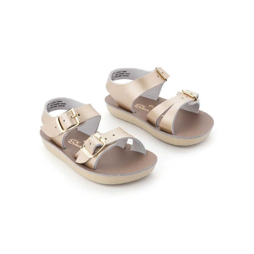 Salt Water Sandals Sun San Sea Wee Gold