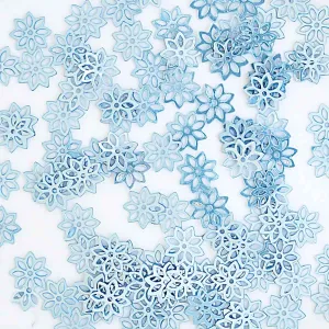 Sequins - Flower - 9mm - Flat - Pale Blue (S139)