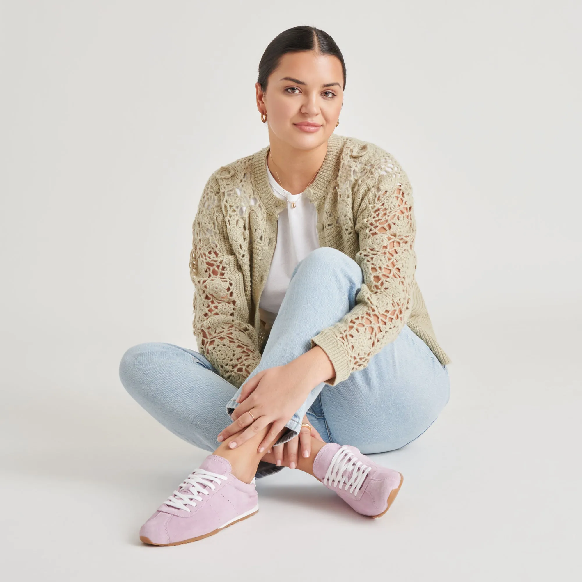 SERINA SNEAKERS LAVENDER SUEDE