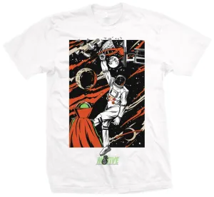 Shattered Backboard Dunk - White T-Shirt