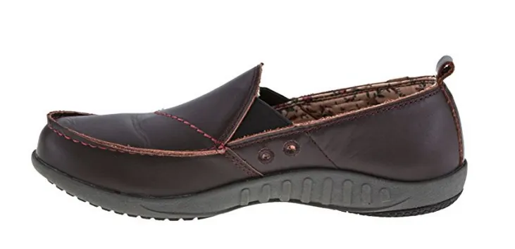 Spenco Siesta Leather Slip-On Shoes